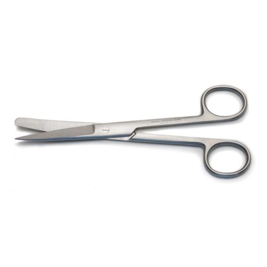 501226, Operating Scissors, 16cm, Sharp/Blunt, Curved