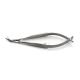 503749, McPherson Vannas Scissors, 9.0 cm, 45 Degree Angled Blunt Tips