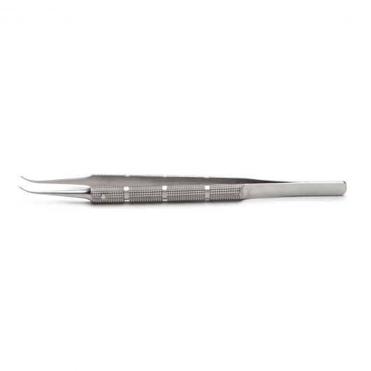 14114, Round Hollow Handled Forceps, Curved