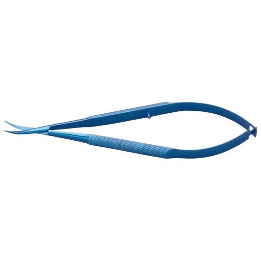 WP2100R, Castroviejo Curved Scissors, 12cm, Titanium, 16 mm, Strongly Curved Tips