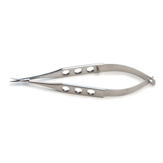 504025, Katena-Vannas Scissors, 11cm, 7 mm Thin Blades, Curved