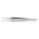 504482, Microdissecting Forceps, 10.2 cm, Angled, Fine