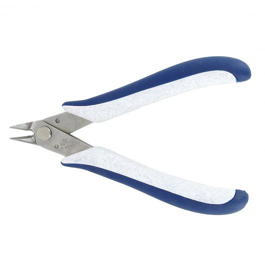 504751, Ergonomic Micro-Shear Flush Cutters, 12.7 cm, Polished Blades