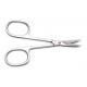 503627, Mini Dissecting Scissors, 9cm, Curved, Fine Tips, Left Hand