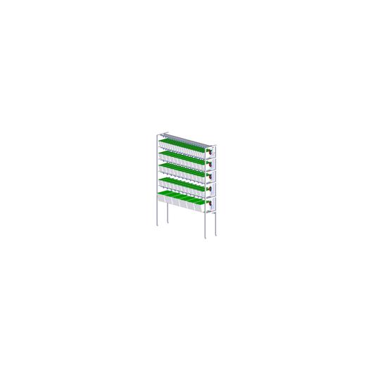 ZAS Series Single sided racks for use with Aquaneering central filtration system