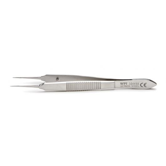 504498, Suture Tying Forceps, 10cm, Straight, 0.5x0.5mm Tips