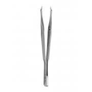 Nożyczki delikatne - styl pęsety - proste, ostre, 10 cm, ostrze 2.5 mm